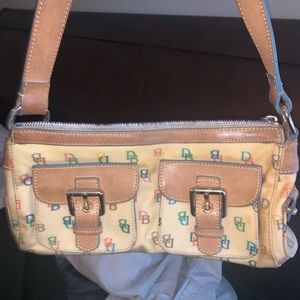 Dooney and Bourke monogram strap purse